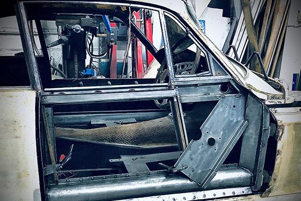 Classic car restoration in Milton Keynes - welding and fabrication.